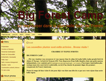 Tablet Screenshot of big-forest-camp.com